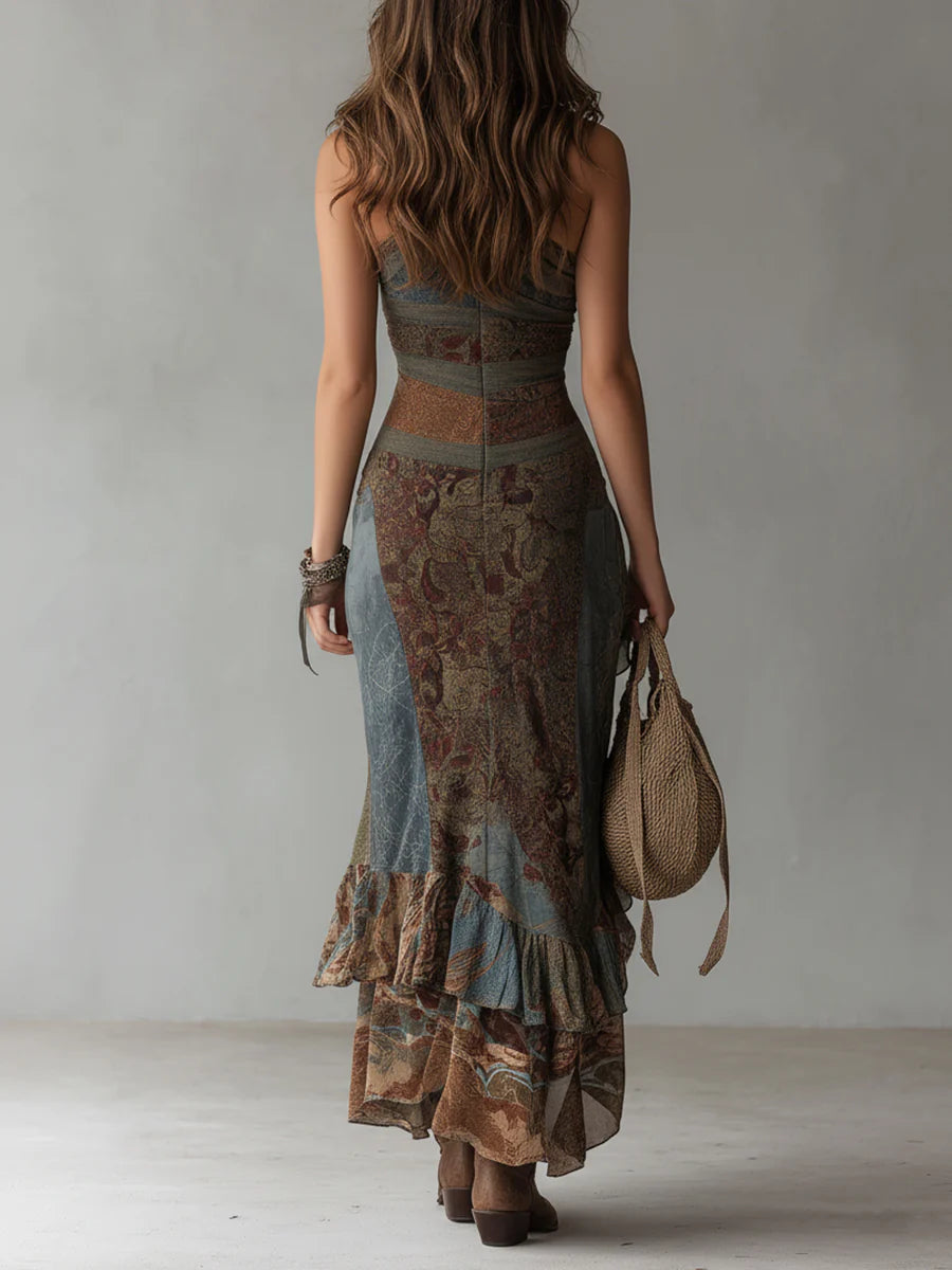 Elena | Vestido Largo Asimétrico