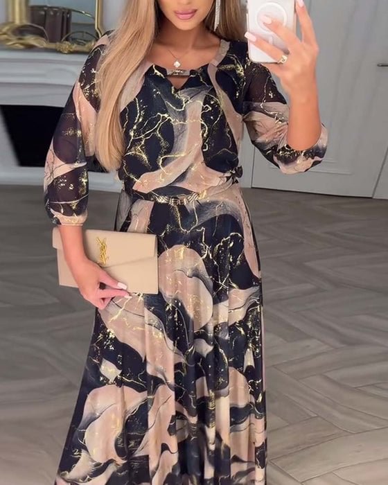 Julia | Vestido de Chifón Impreso
