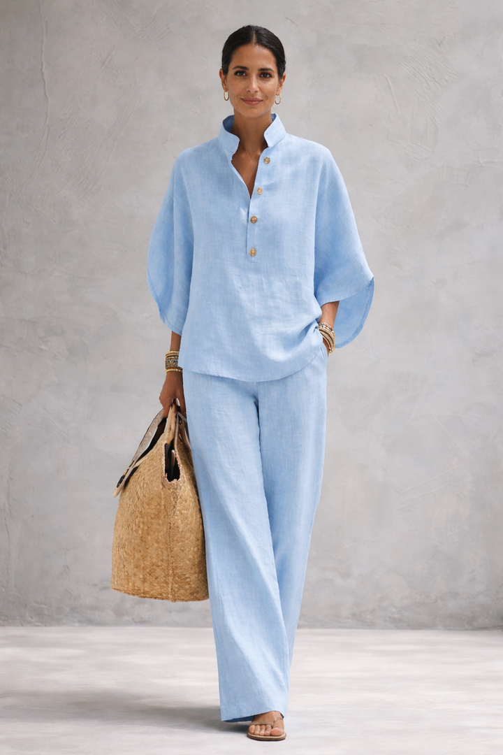 Lorena™  | Conjunto de Algodón y Lino