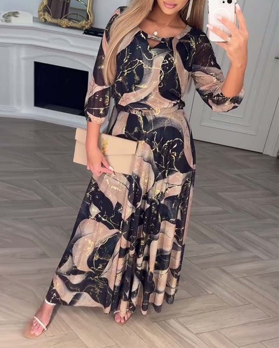 Julia | Vestido de Chifón Impreso