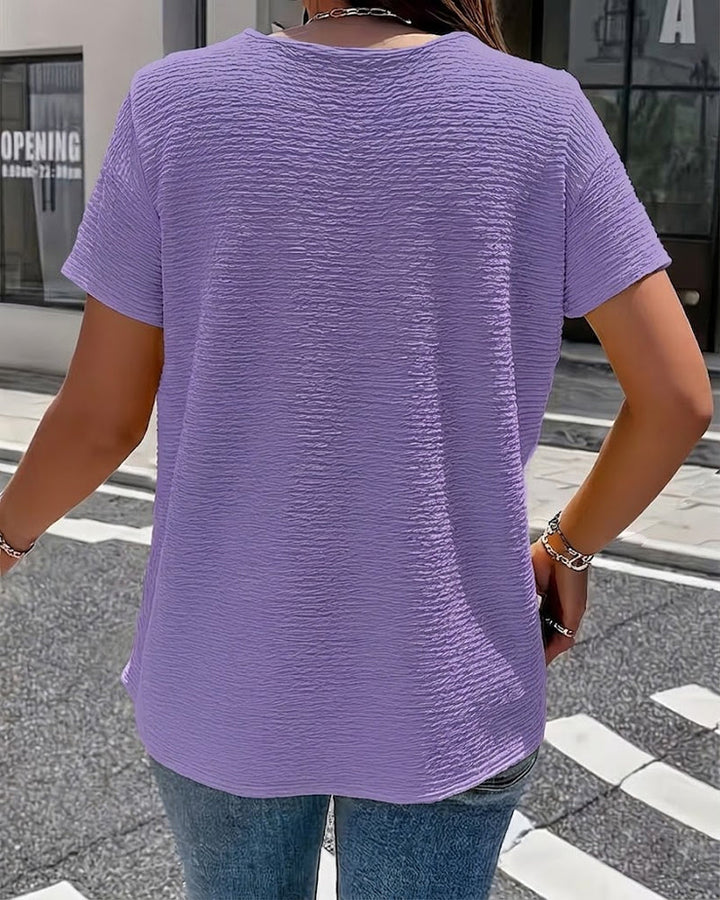 Camiseta Cuello Peter Pan con Botones