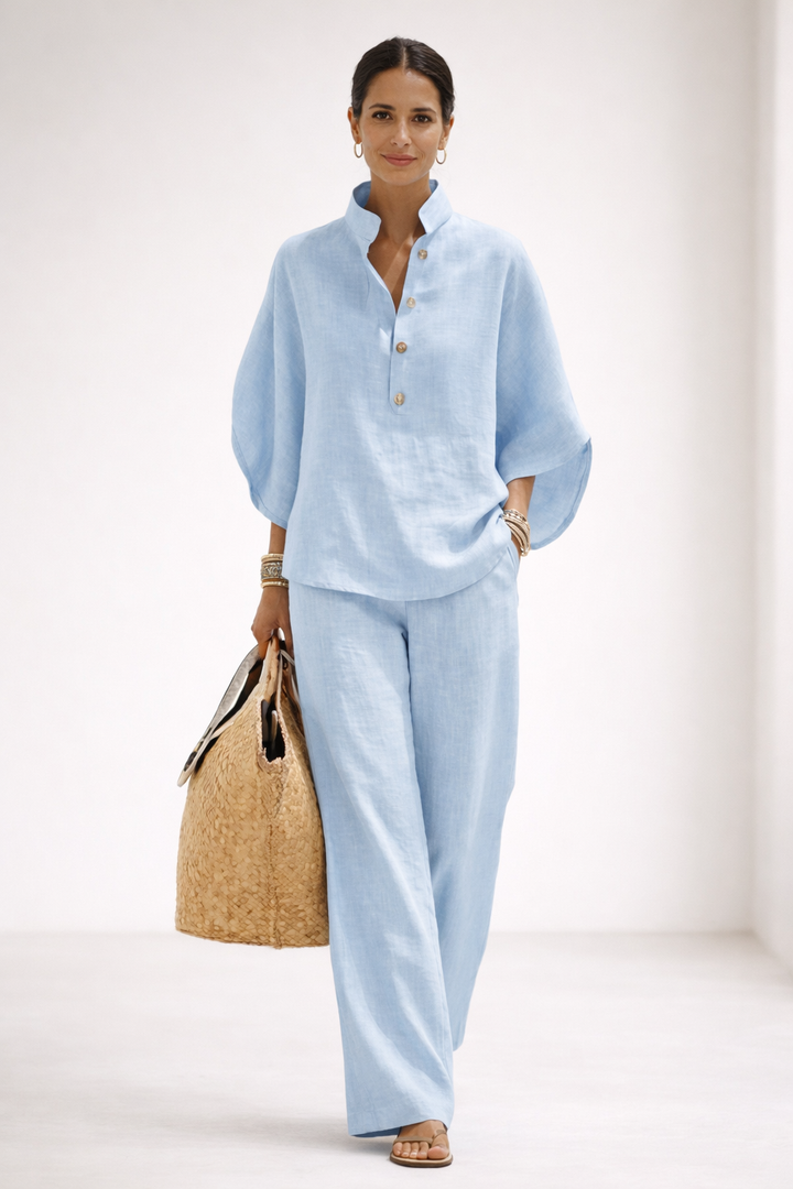 Lorena™  | Conjunto de Algodón y Lino
