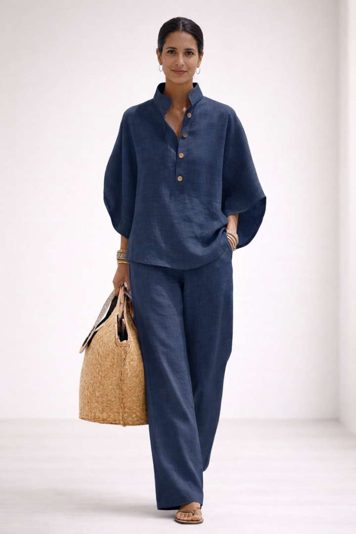 Lorena™  | Conjunto de Algodón y Lino