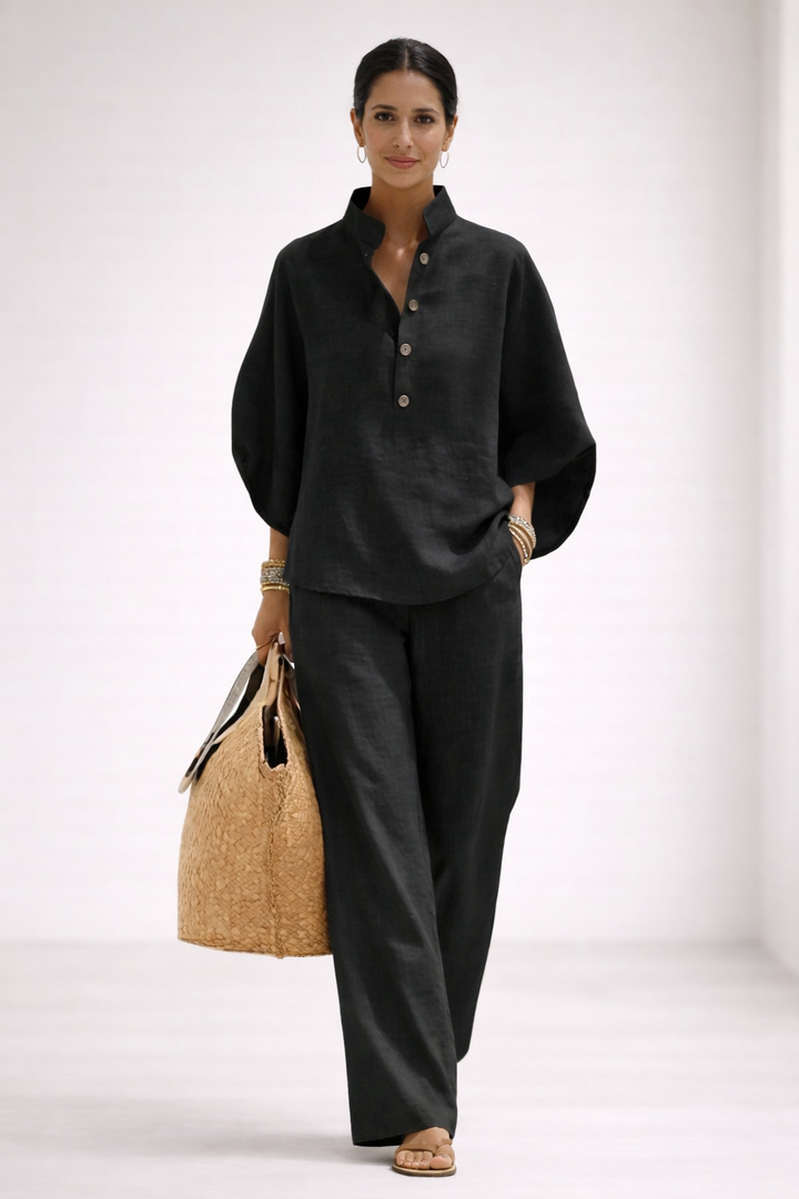 Lorena™  | Conjunto de Algodón y Lino
