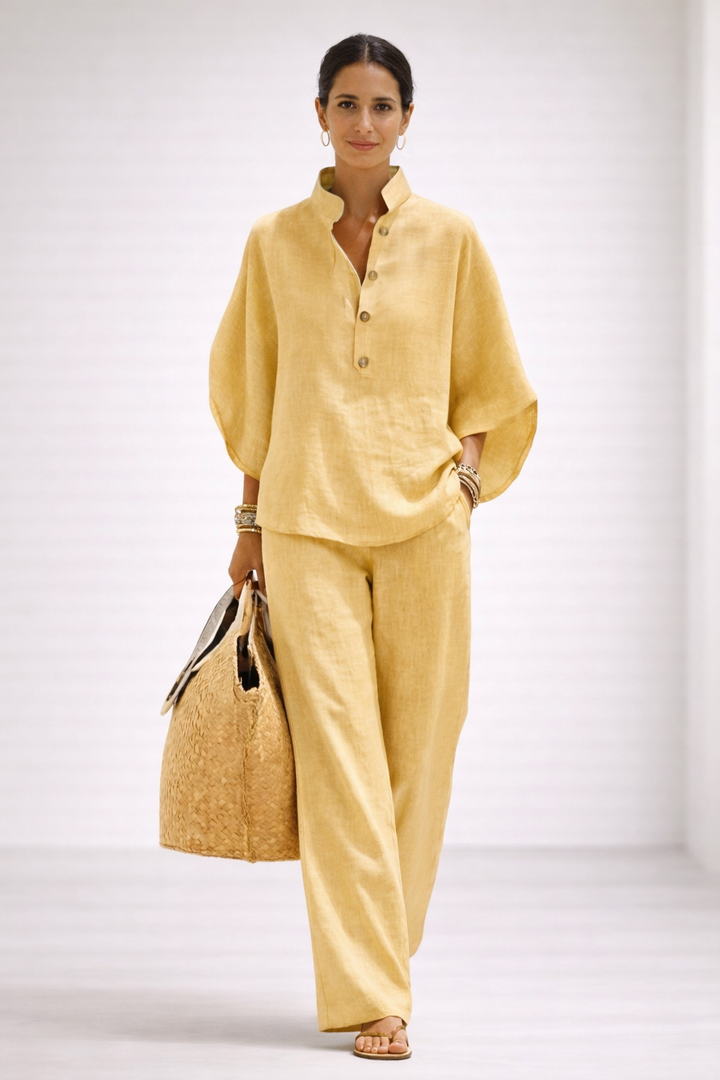Lorena™  | Conjunto de Algodón y Lino