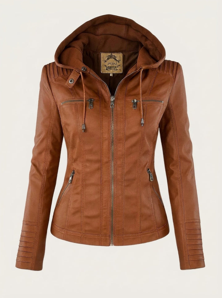 Asunción - Chaqueta de Piel Resistente y Elegante