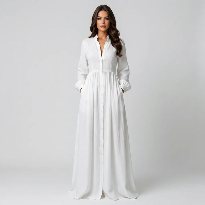 Elisa – Vestido Maxi Patchwork