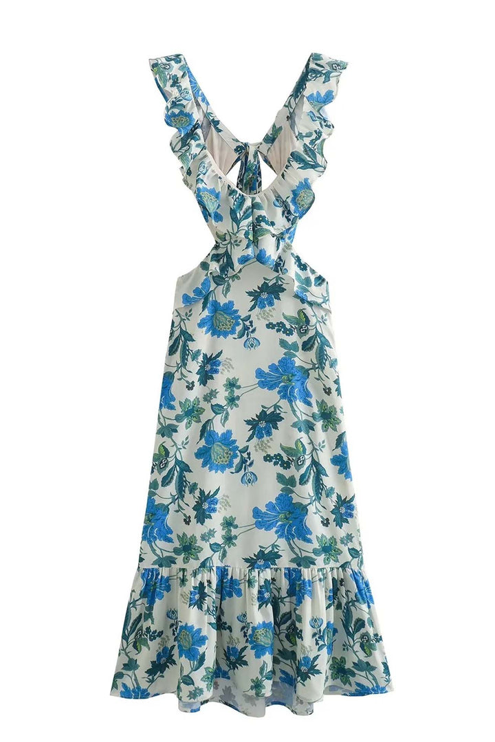 Yafit™ | Vestido Floral con Volantes