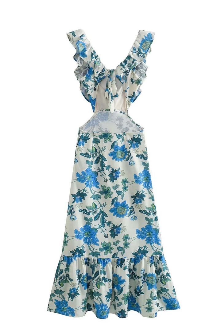 Yafit™ | Vestido Floral con Volantes