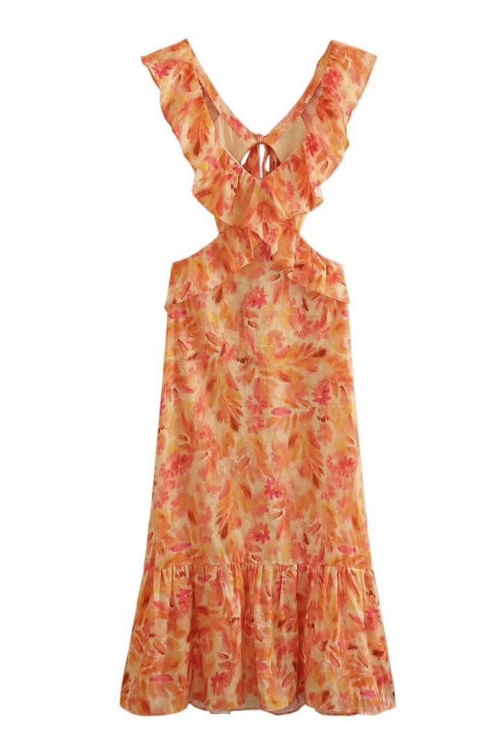 Yafit™ | Vestido Floral con Volantes