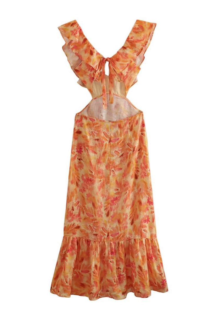 Yafit™ | Vestido Floral con Volantes