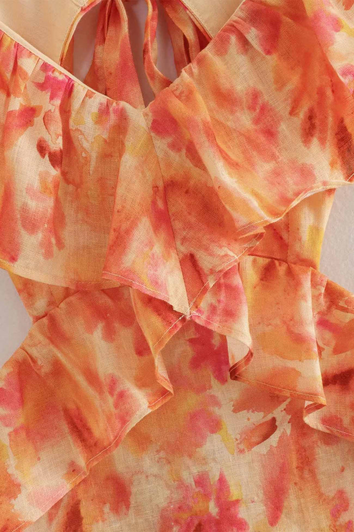 Yafit™ | Vestido Floral con Volantes