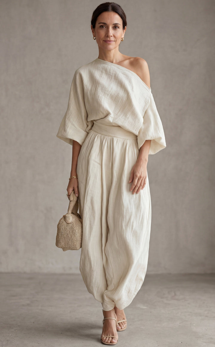 Conjunto de Lino Off-white