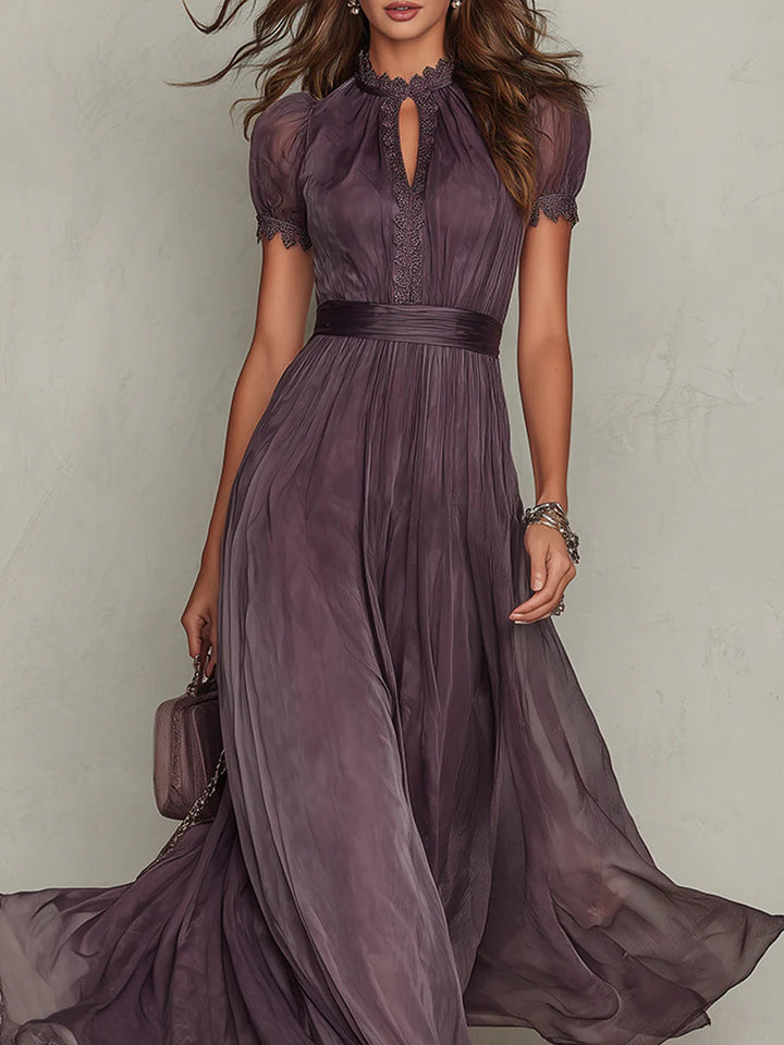 Flavia™ | Vestido Largo Violeta