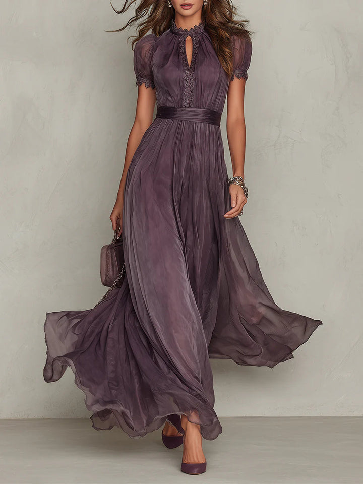 Flavia™ | Vestido Largo Violeta
