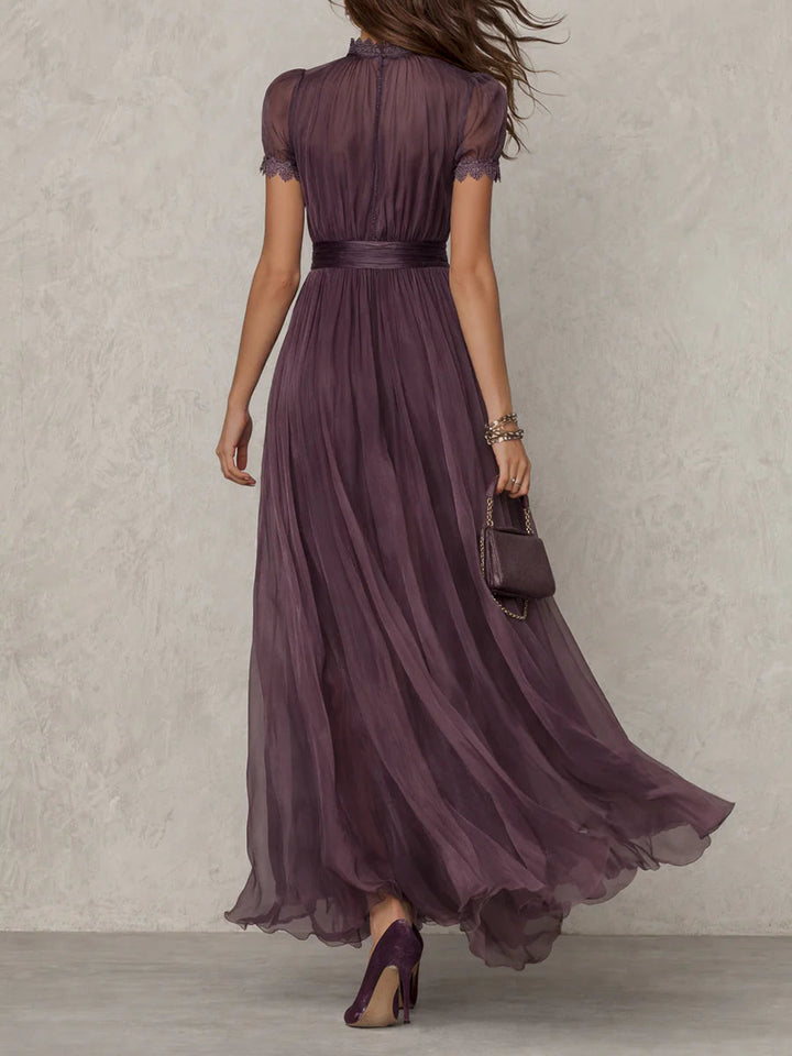 Flavia™ | Vestido Largo Violeta