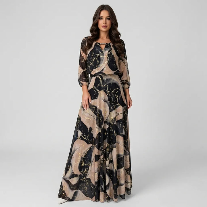 Julia | Vestido de Chifón Impreso