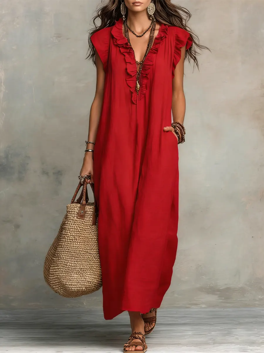 Camila™  | Vestido largo bohemio