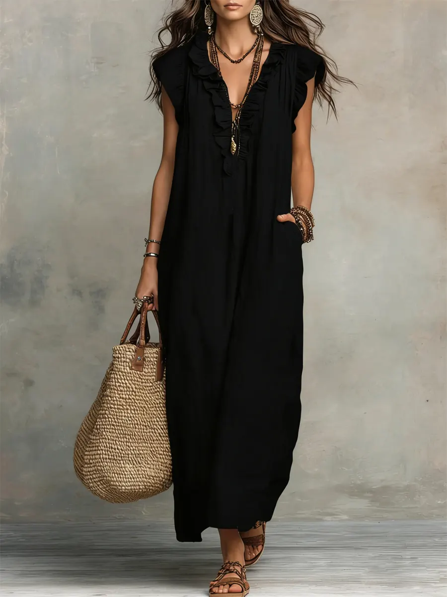 Camila™  | Vestido largo bohemio