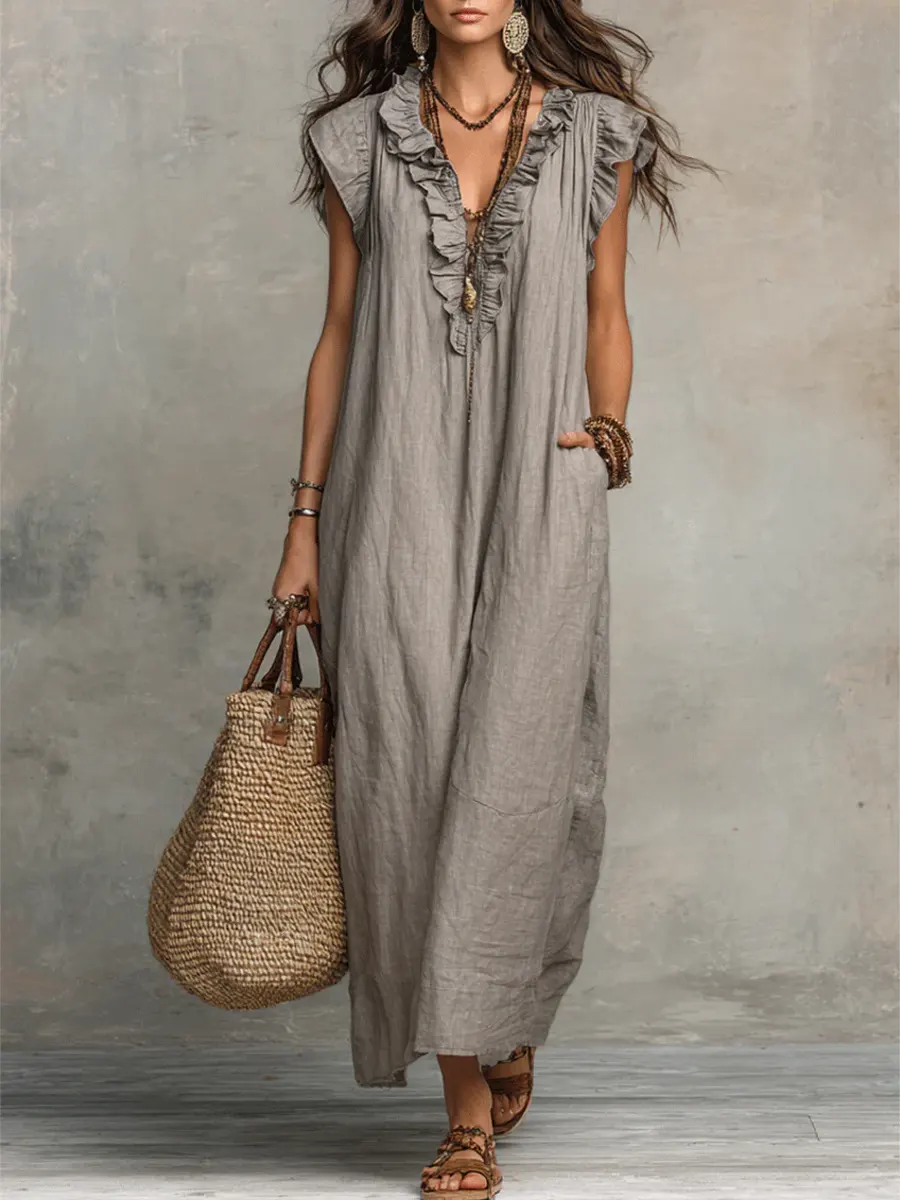 Camila™  | Vestido largo bohemio