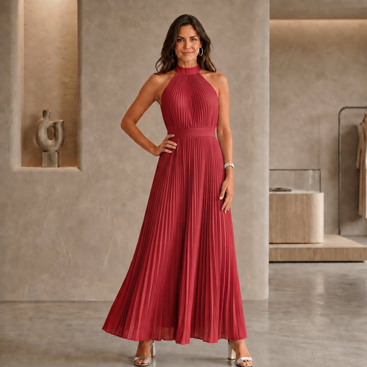 Clara™ | Vestido Largo Plisado Elegante